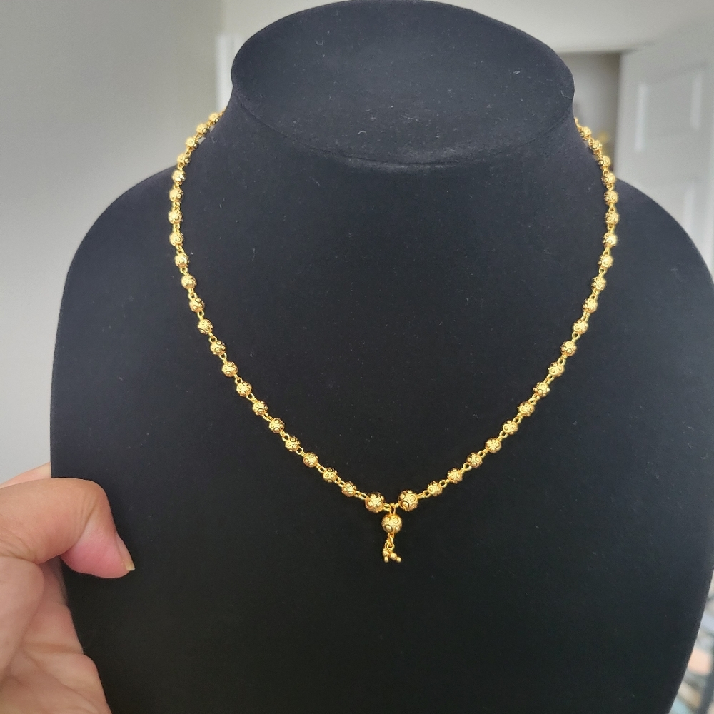 Bollywood Indian Pakistani Ball chain necklace